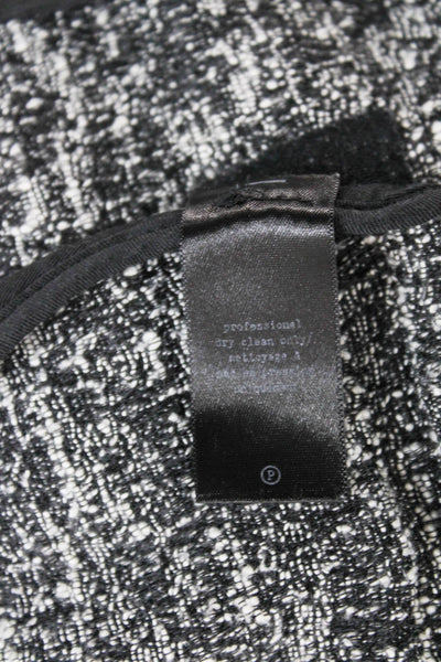 Rag & Bone Womens Tweed Black Blazer Long Sleeve Size S