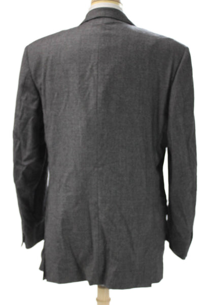 Gianfranco Ferre Mens Gray Wool Blazer Size 58