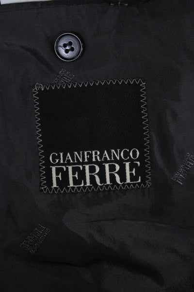 Gianfranco Ferre Mens Gray Wool Blazer Size 58
