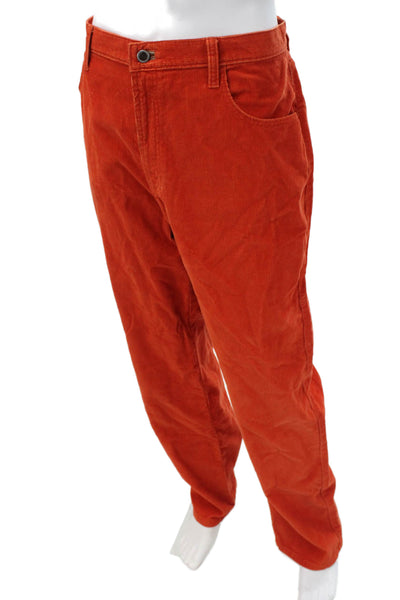 Michael Michael Kors Mens Chino Pants Orange Cotton Size 38