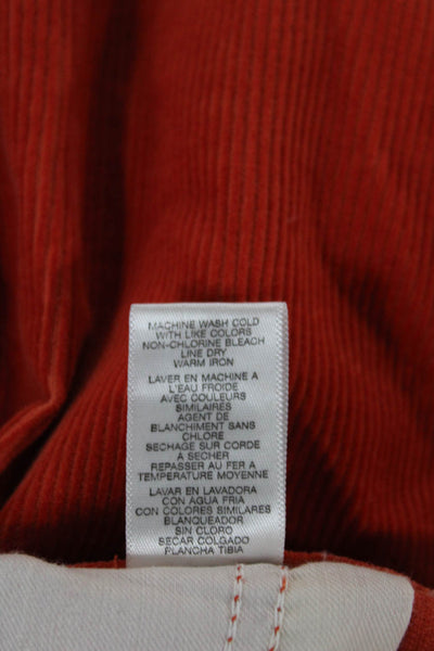 Michael Michael Kors Mens Chino Pants Orange Cotton Size 38