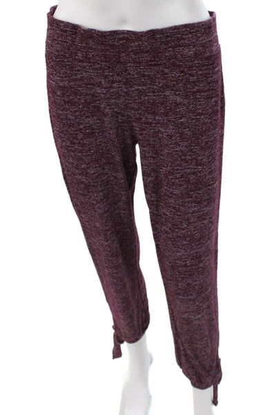 Ugg Womens Jogger Pants Purple Rayon Blend Pull On Size S