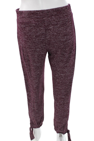 Ugg Womens Jogger Pants Purple Rayon Blend Pull On Size S