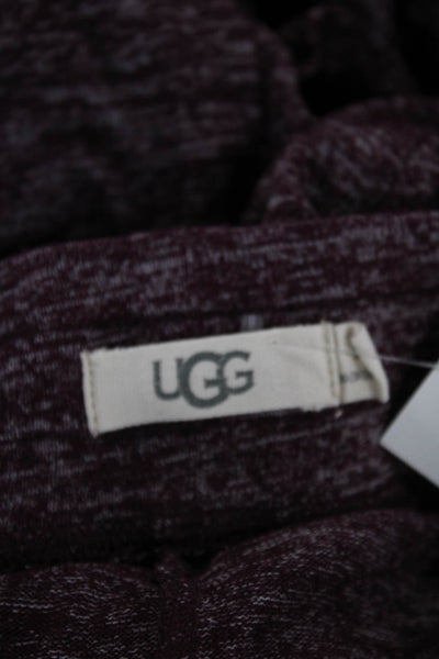 Ugg Womens Jogger Pants Purple Rayon Blend Pull On Size S