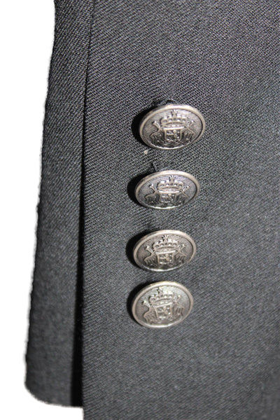 Michael Michael Kors Mens Blazer Black Button Size 46
