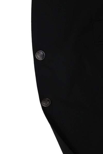 Michael Michael Kors Mens Blazer Black Button Size 46