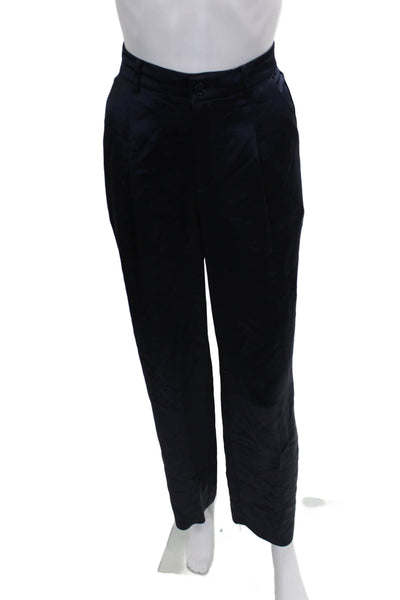 Cami NYC Women Blue Polyester Blend Button Dress Pants Size 0