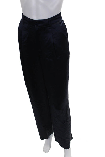 Cami NYC Women Blue Polyester Blend Button Dress Pants Size 0
