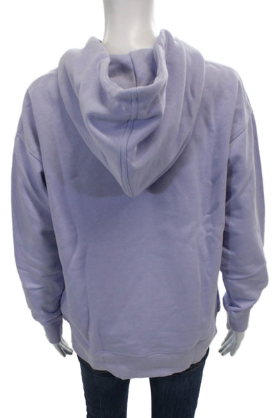 Koral Womens Purple Cotton Crew Neck Long Sleeve Pullover Size S
