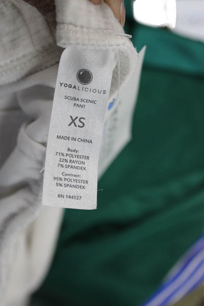 Yogalicious Women Jogger Pants Gray Polyester Pull On Size XS