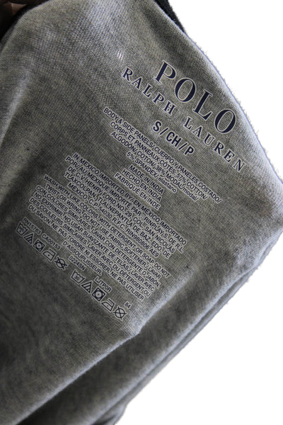 Polo Ralph Lauren Mens Gray Cotton Crew Neck Long Sleeve T-Shirt Size S