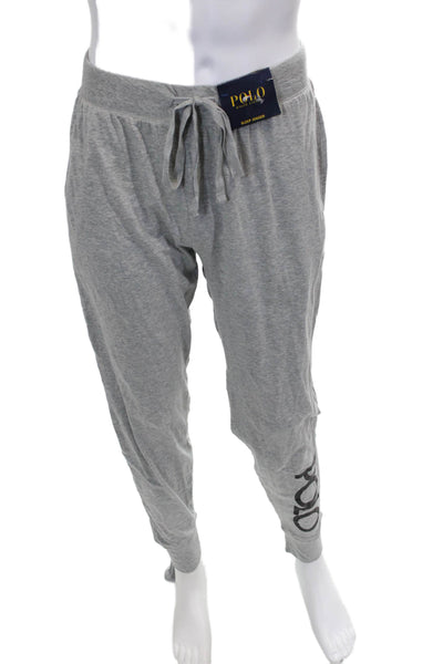 Polo Ralph Lauren Mens Gray Cotton Drawstring Sweatpants Size M