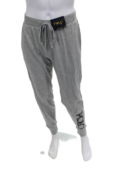 Polo Ralph Lauren Mens Gray Cotton Drawstring Sweatpants Size M