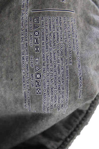 Polo Ralph Lauren Mens Gray Cotton Drawstring Sweatpants Size M