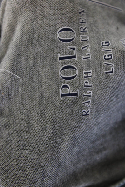 Polo Ralph Lauren Mens Gray Cotton Drawstring Sweatpants Size M