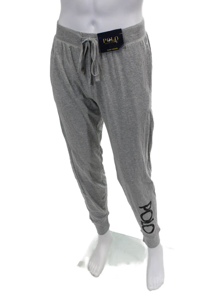 Polo Ralph Lauren Mens Gray Drawstring Cotton Blend Sweatpants Size L