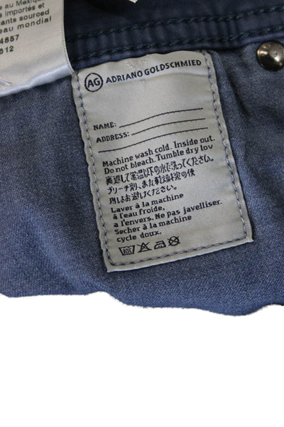 AG Adriano Goldschmied Mens Chino Pants Blue Size 33