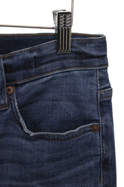 J Crew Womens Skinny Jeans Blue Mid Rise Size 29