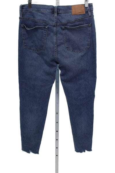 J Crew Womens Skinny Jeans Blue Mid Rise Size 29