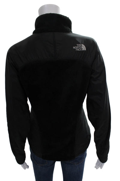 The North Face Women Basic Jacket Black Polyester Zip Long Sleeve Size XS