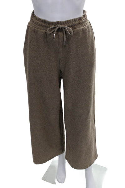 Zara Womens Brown Polyester Drawstring Sweatpants Size S