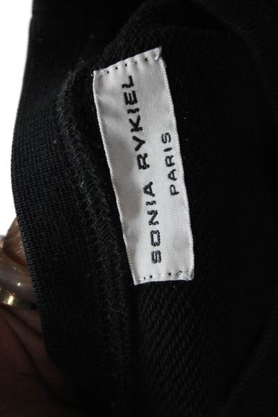 Sonia Rykiel Girls Round Neck Long Sleevess Graphic Sweatshirt Black Size 2Y