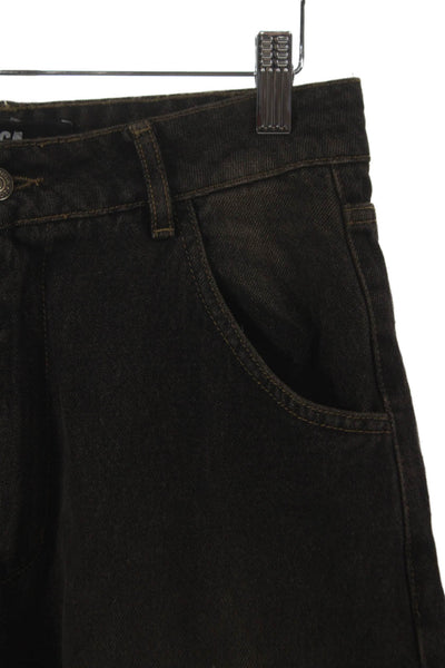 Minga London Women Wide-Leg Black Jeans Size 26