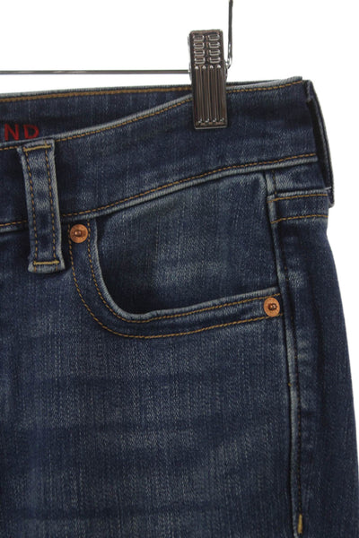 Lucky Brand Women Bootcut Jeans Blue Cotton Low Rise Button Size 27