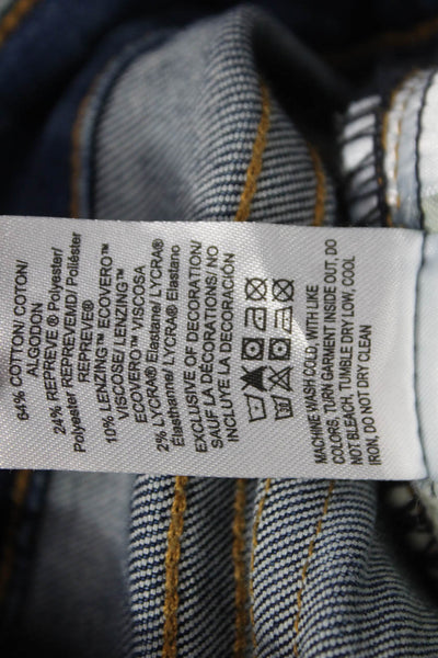 Lucky Brand Women Bootcut Jeans Blue Cotton Low Rise Button Size 27
