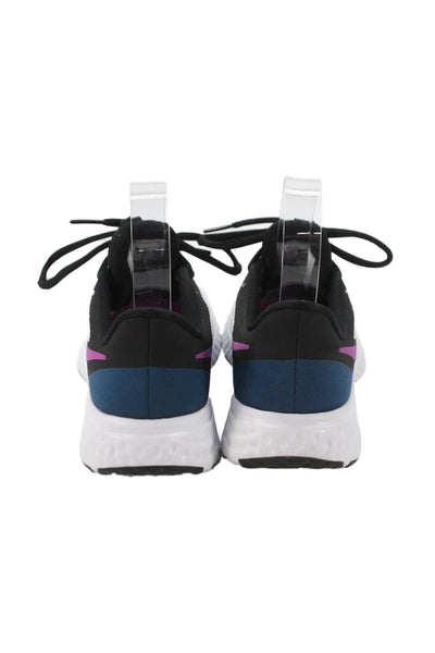 Nike Womens Color Block Lace Up Athletic Sneakers White Size 6