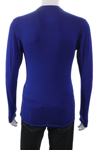 Polo Ralph Lauren Mens Long Sleeves Pajama Shirt Blue Cotton Size Small