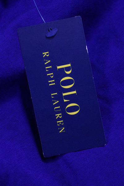 Polo Ralph Lauren Mens Long Sleeves Pajama Shirt Blue Cotton Size Small