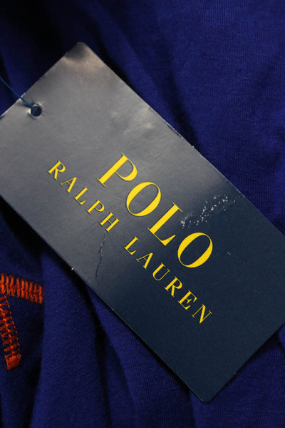 Polo Ralph Lauren Mens Long Sleeves Pajama Set Blue Cotton Size Medium