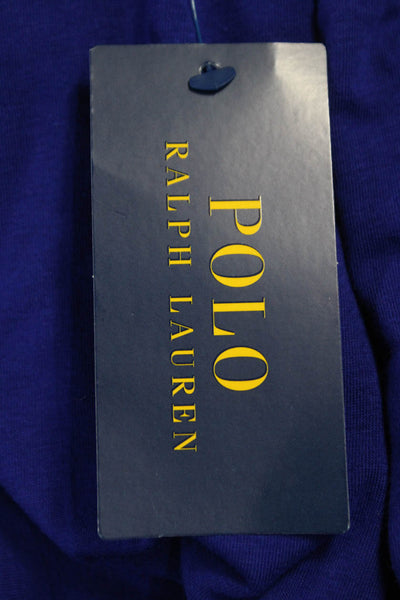 Polo Ralph Lauren Mens Long Sleeves Pajama Set Blue Cotton Size Large