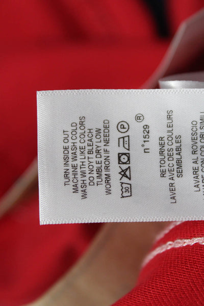 Polo Ralph Lauren Womens Skinny Jeans Red Cotton Blend Size 30