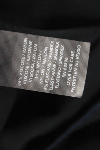 Donna Karan Collection Women Dress Pants Blue Pull On Viscose Size 10