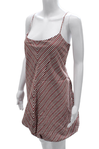 Faithfull Women Multicolor Striped Cotton Slip Dress Sleeveless Size 6