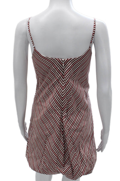Faithfull Women Multicolor Striped Cotton Slip Dress Sleeveless Size 6