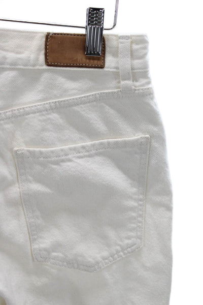 Rails Womens Straight White High Rise Jeans 30 Inseam Size 27