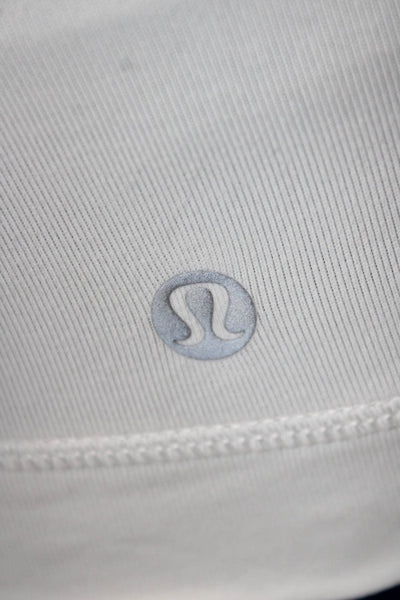 Lululemon Womens Basic White Crew Neck Long Sleeve T-Shirt Size 0