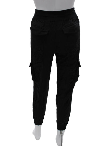 Lululemon Womens Jogger Pants Black Nylon Drawstring Size 3XS