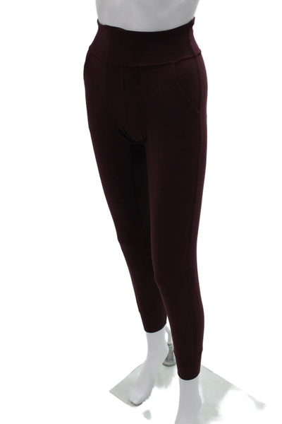 Lululemon Women Purple Nylon Jogger Pants Pull On Solid Size 0