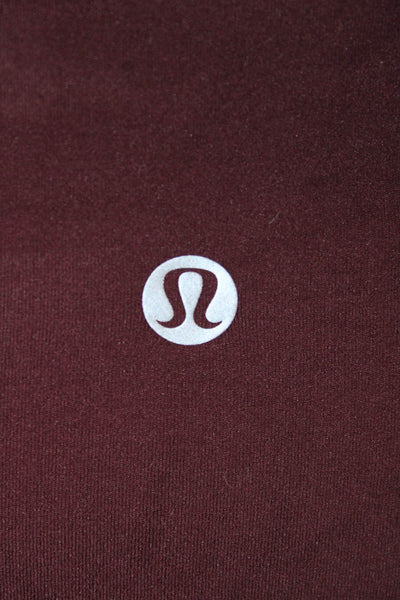 Lululemon Women Purple Nylon Jogger Pants Pull On Solid Size 0