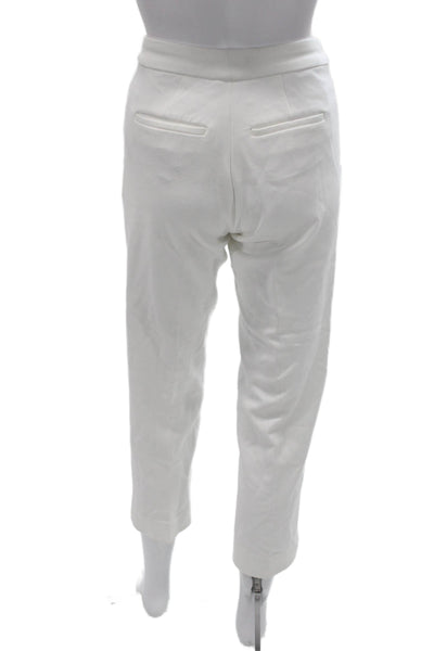 J Crew Women Cropped White Polyester Pants Size 00P