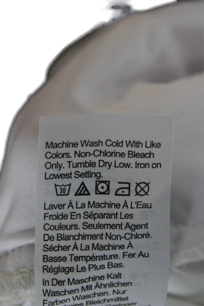 J Crew Women Cropped White Polyester Pants Size 00P