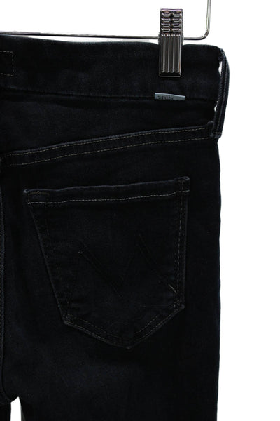 Mother Womens Skinny Mid Rise Jeans Blue Size 23