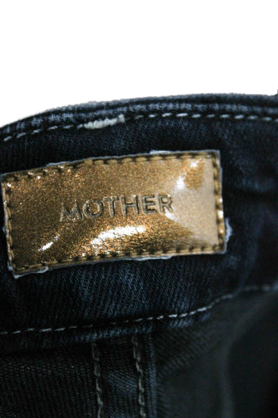 Mother Womens Skinny Mid Rise Jeans Blue Size 23