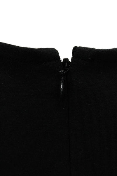 Everlane Womens Bodycon Sleeveless Black Cotton Dress Round Neck Size 2XS