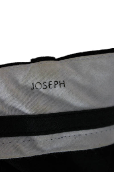 Joseph Women Dress Pants Black Viscose Zip Inseam 33 Size 36