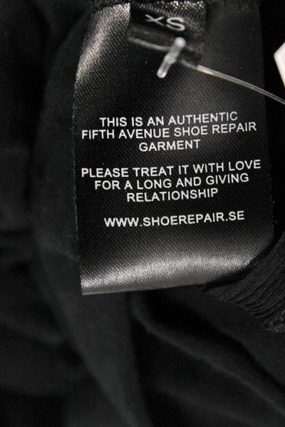 Fifth Avenue Shoe Repair Womens Black Viscose Tank Round Neck Sleeveless Size 1